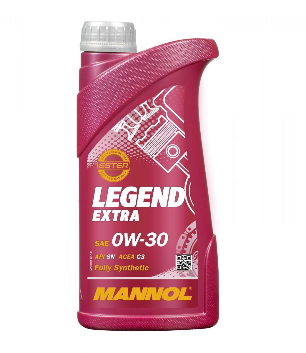 MANNOL motorový olej automobilový 0W30 LEGEND EXTRA ESTER C2/C3 1 LITR (7919) (syntetický) (MANNOL motorový olej automobilový 0W30 LEGEND EXTRA ESTER)