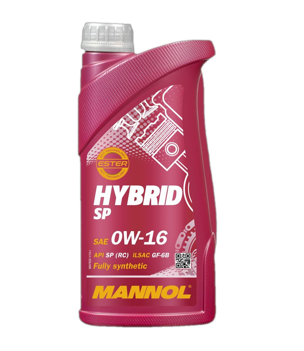 MANNOL motorový olej automobilový 0W16 HYBRID 1 LITR (7920) (syntetický) (MANNOL motorový olej automobilový 0W16 HYBRID 1 LITR (7920) (syntetický))