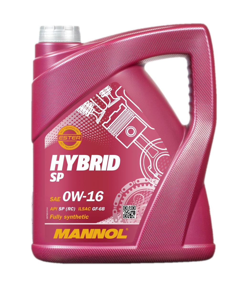 MANNOL motorový olej automobilový 0W16 HYBRID 5 litrů (7920) (syntetický) (MANNOL motorový olej automobilový 0W16 HYBRID 5 litrů (7920) (syntetický))