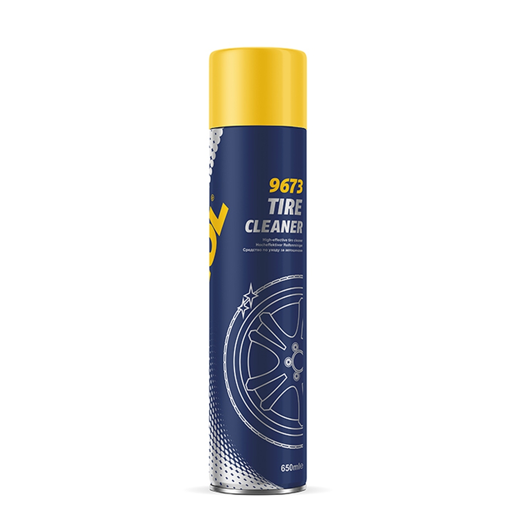 MANNOL TIRE CLEANER 650ML - přípravek (sprej) na čištění a údržbu pneumatik (9673) (12)