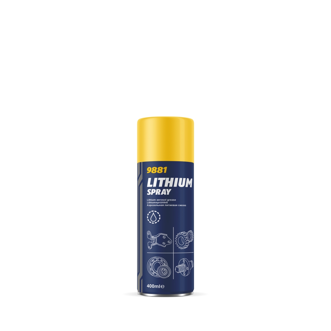 MANNOL LITHIUM SPRAY lithiové mazivo ve spreji 400 ML (9881) (12)