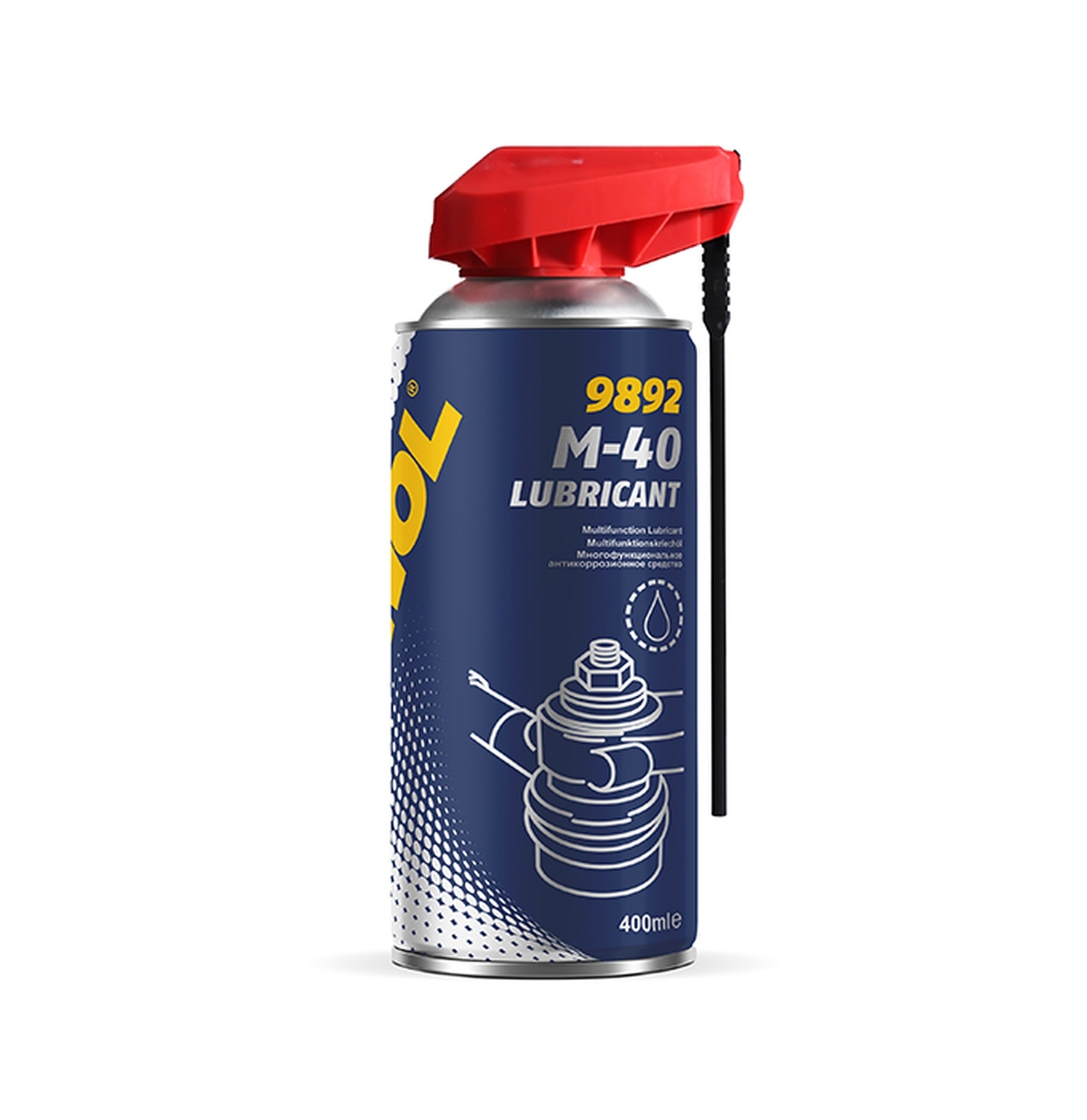 MANNOL M-40 mazivo - multifunkční prostředek 400ML (maže, čistí, chrání proti korozi) (9892)