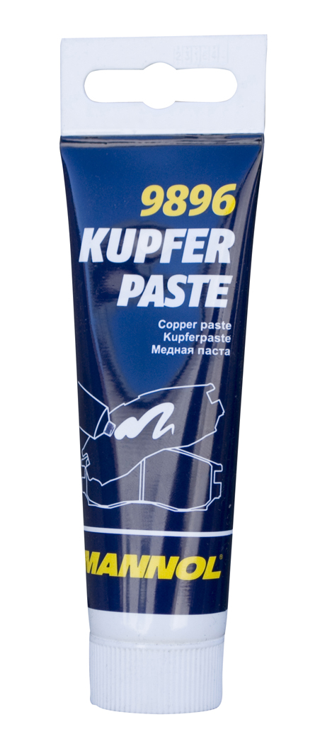 MANNOL KUPFER PASTE 50G měděná pasta (měděné mazivo) (+1100 ST.C) tube (není určeno pro ložiska) (9896) (24)