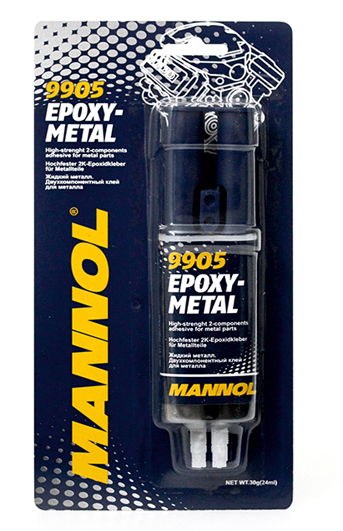 MANNOL EPOXY-METAL - dvousložkový lepidlo na kovy 30G (9905) (144)