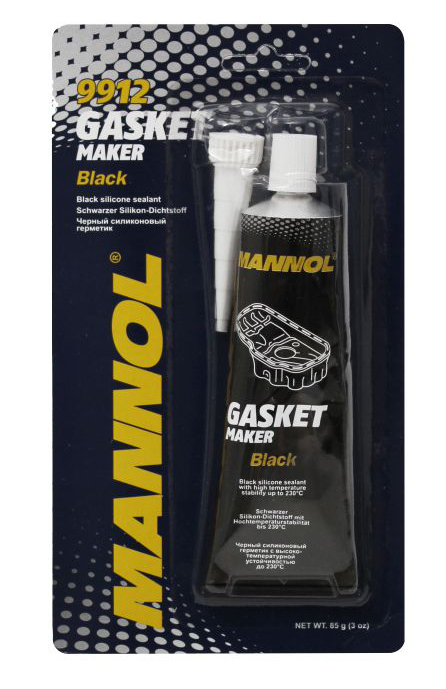 MANNOL GASKET MAKER - těsnící silikon- barva černá 85G (nahrazuje těsnění) (9912) (144)