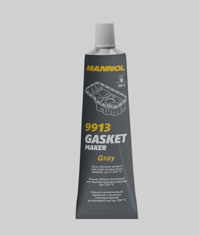 MANNOL GASKET MAKER - těsnící silikon- barva šedá 85G (nahrazuje těsnění) (9911) (144)