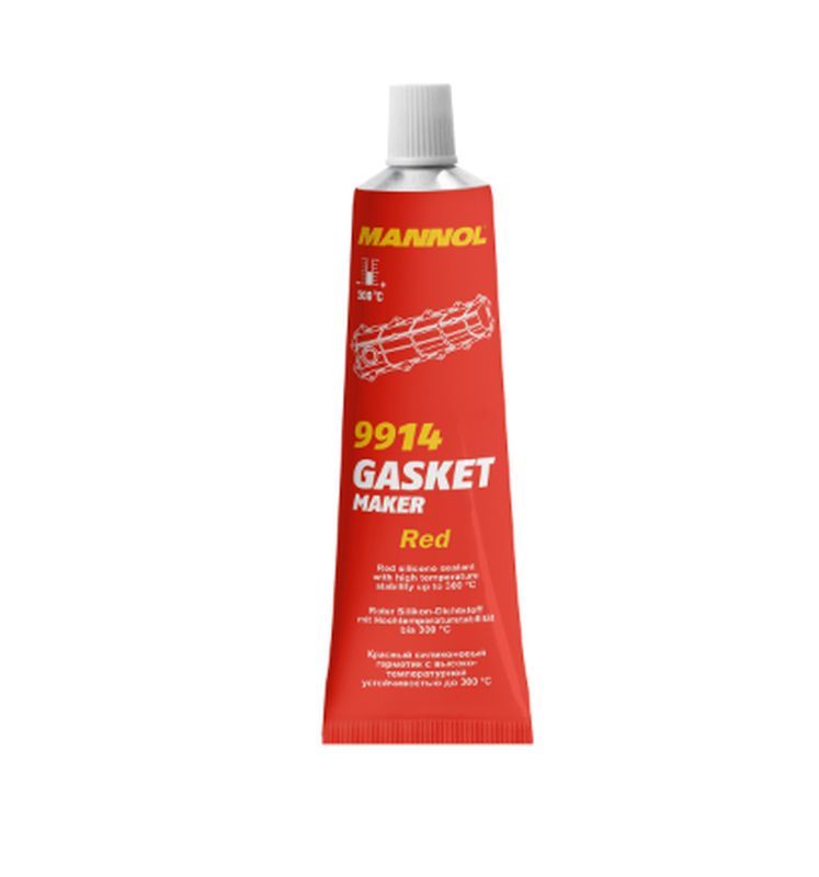 MANNOL GASKET MAKER - těsnící silikon- barva červená 85G (nahrazuje těsnění) (9914) (144)