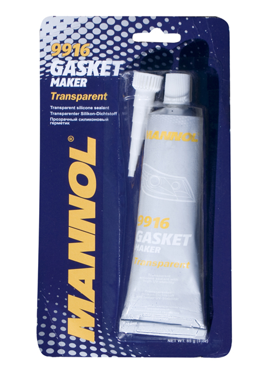 MANNOL GASKET MAKER - těsnící silikon - barva bezbarvý 85G (9916) (144)