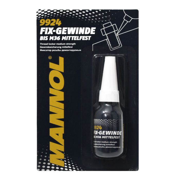 MANNOL FIX GEWINDE MITTELFEST 10ML lepidlo na šrouby, modré, střední (9924) (144) (MANNOL FIX GEWINDE MITTELFEST 10ML lepidlo na šrouby, modré,)
