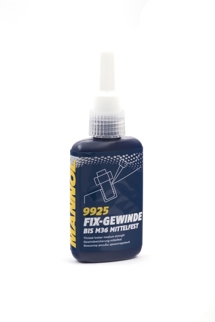 Levně MANNOL FIX-GEWINDE MITTELFEST - lepidlo na šrouby, světle modrý střední 50ML (9925) (MANNOL FIX-GEWINDE MITTELFEST - lepidlo na šrouby, světle modrý)
