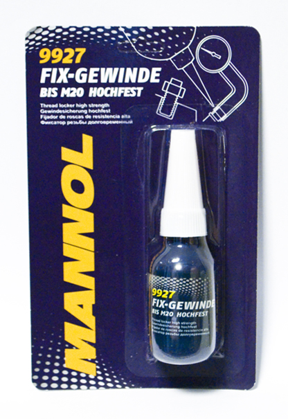 MANNOL FIX-GEWINDE HOCHFEST - lepidlo na šrouby, červená silný 10ML (9927) (144)