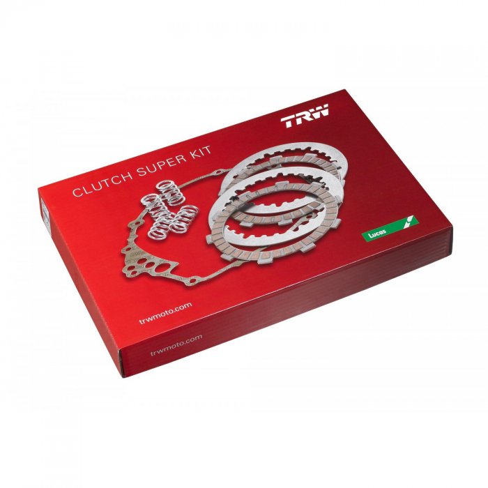 TRW ZF kompletní spojka SUPERKIT (spojkové kotouče, distanční podložky a pružiny) HONDA NX650 doMINATOR 88-01, FMX 650 04-07, SLR 650 97-98, XL 600R 83-87, (EBS1170) (EBS016)
