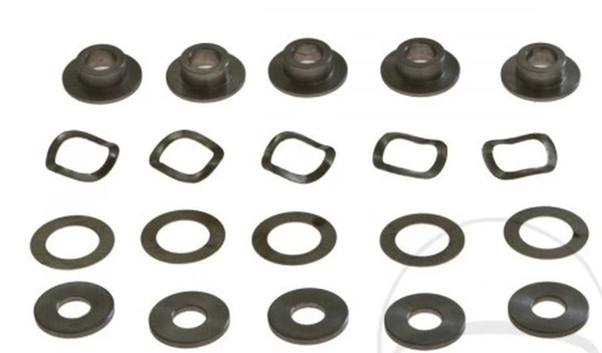 A set of bushings and washers for the brake disc TRW LUCAS MST14FK