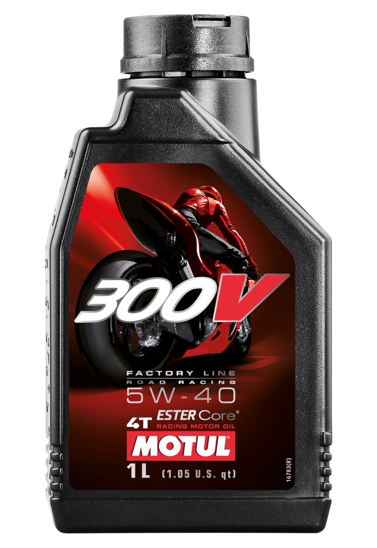 MOTUL motorový olej 300V 4T FL ROAD závodní 5W40 1L (syntetický) (MOTUL motorový olej 300V 4T FL ROAD závodní 5W40 1L (syntetický))