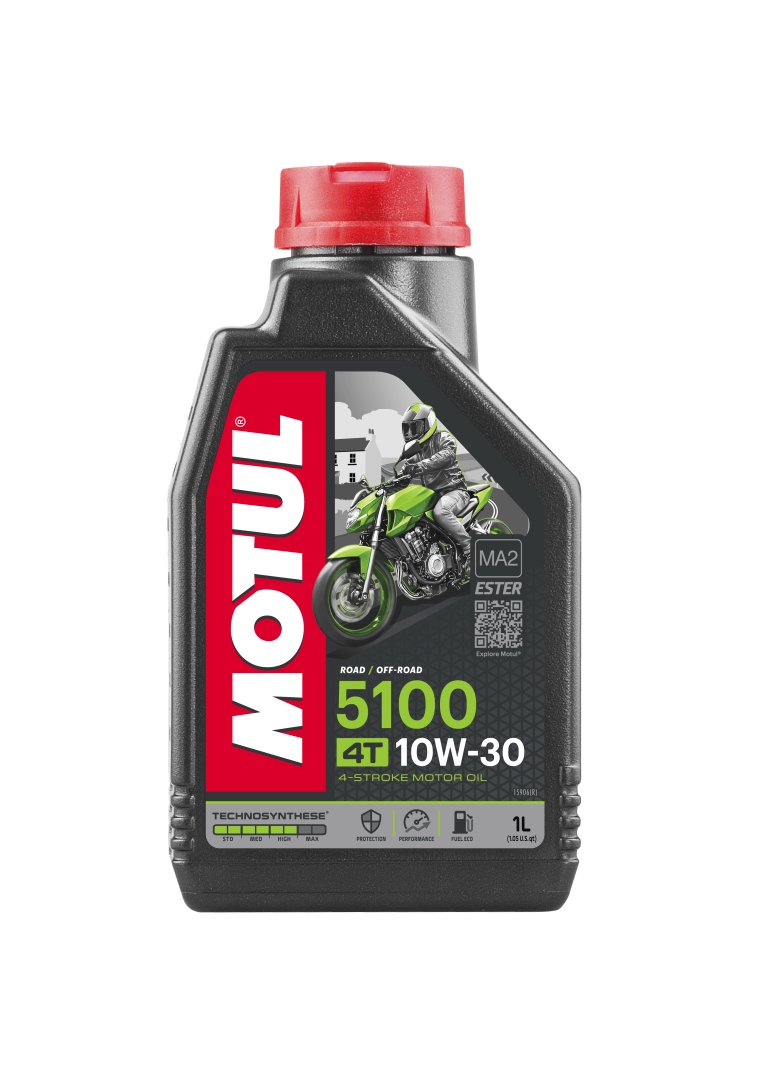 MOTUL motorový olej 5100 4T ESTER 10W30 1L (MOTUL motorový olej 5100 4T ESTER 10W30 1L)