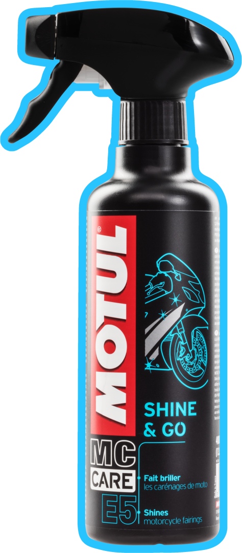 MOTUL E5 SHINE GO 0,4L (čištění a ochrana laku) rozprašovač