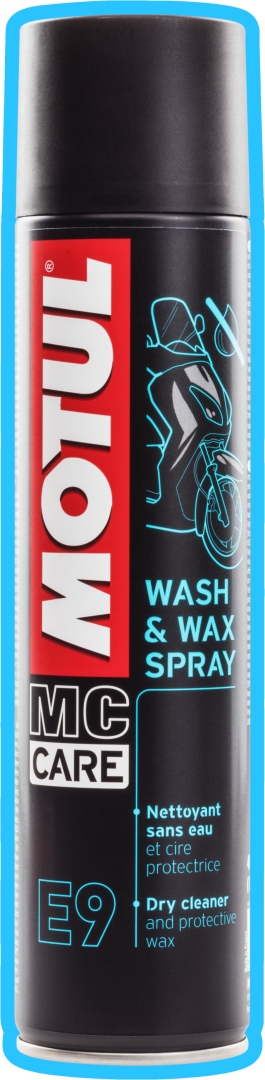 MOTUL E9 WASH WAX sprej 400ML (čištění a ochrana laku)