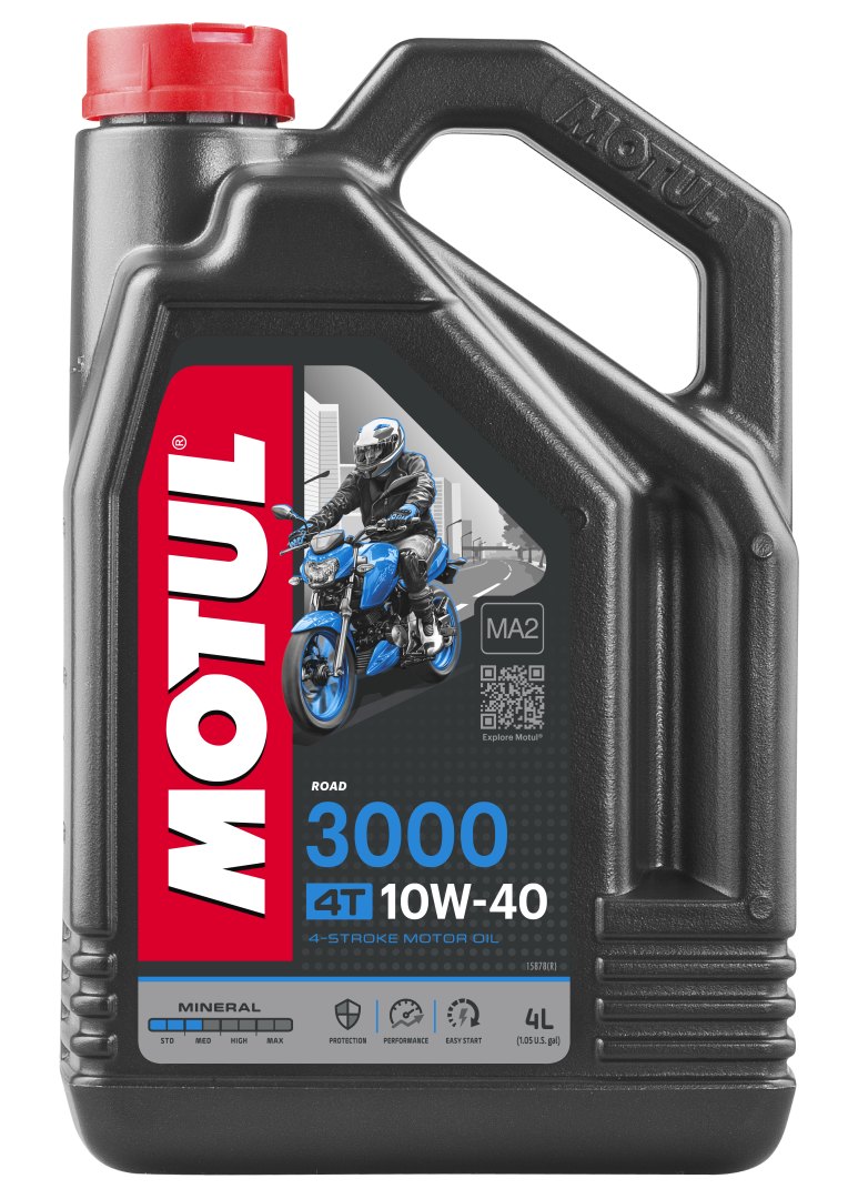 MOTUL motorový olej 3000 4T 10W40 4L (minerální) (MOTUL motorový olej 3000 4T 10W40 4L (minerální))