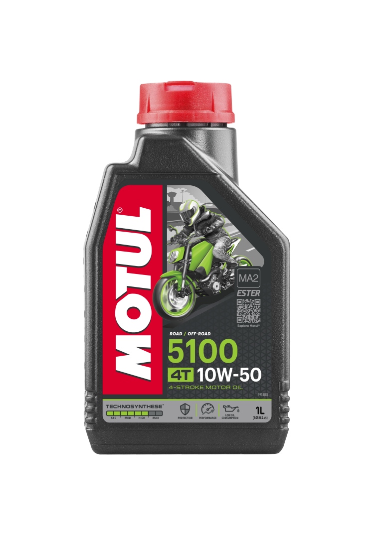 MOTUL motorový olej 5100 4T ESTER 10W50 1L (MOTUL motorový olej 5100 4T ESTER 10W50 1L)