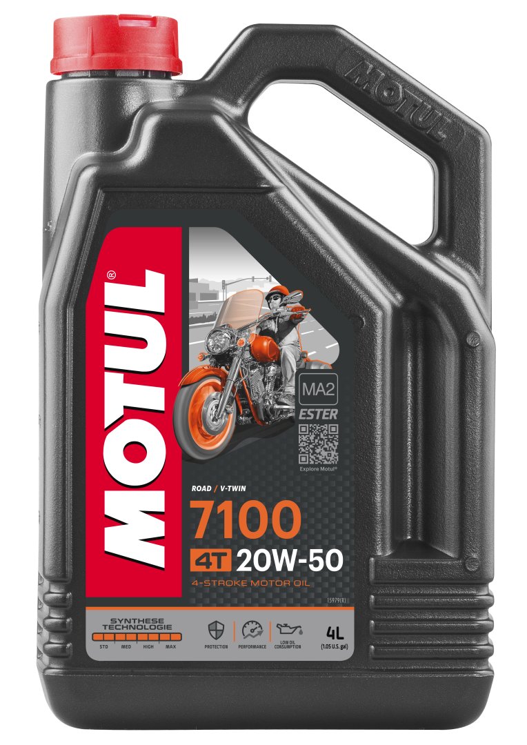MOTUL motorový olej 7100 4T 20W50 4L (syntetický) (MOTUL motorový olej 7100 4T 20W50 4L (syntetický))