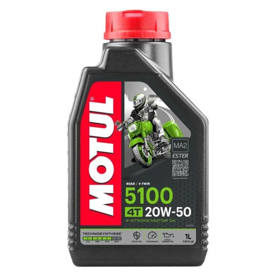 MOTUL motorový olej 5100 4T ESTER 20W50 1L (MOTUL motorový olej 5100 4T ESTER 20W50 1L)