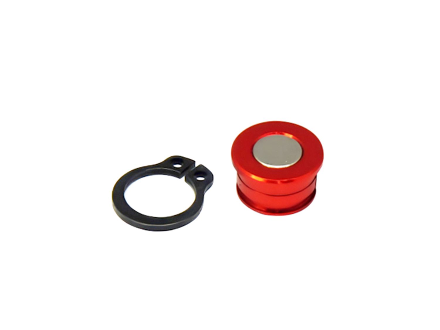 PSYCHIC speedometer sensor / magnet with retainer (disc-mounted) KTM EXCF 250 '03-'26, HUSQVARNA FE 350 '14-'25, HUSABERG FE 450 '09-'14, GAS GAS EC 250 '21-'23 (OEM: 54814069050) orange