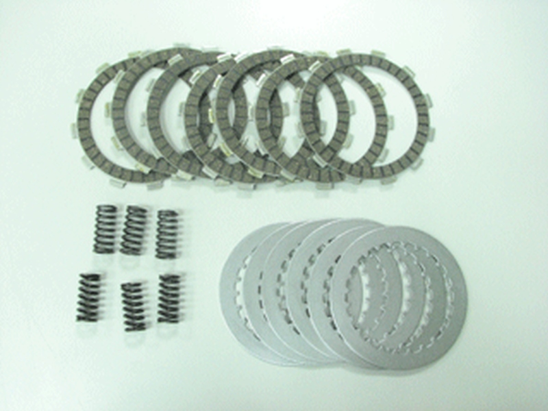 PSYCHIC spojkové kotouče, distanční podložky a pružiny (komplet) KTM SX/EXC 125 98-05, SX 150 08-13, SX 200 06-07, EXC 200 97-12 (EBS5611) (EBS091)