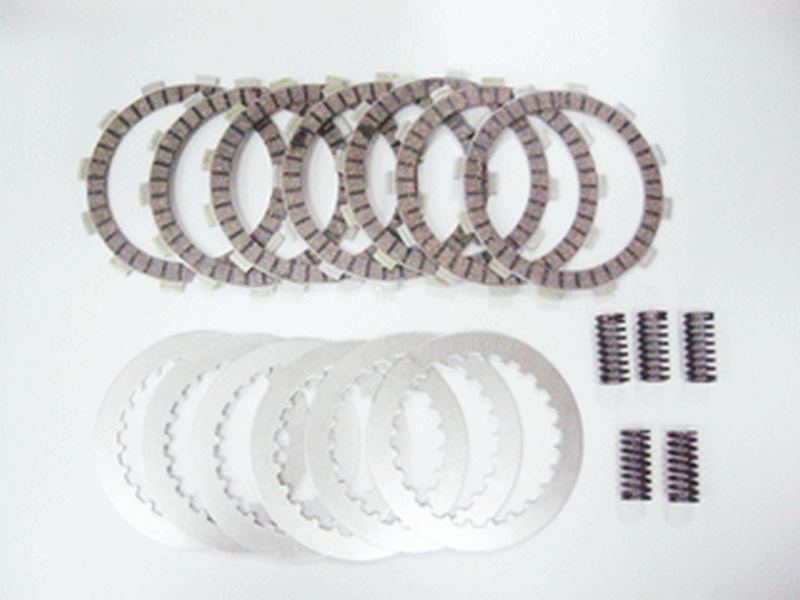 PSYCHIC spojkové kotouče, distanční podložky a pružiny (komplet) HONDA CR 125 86-99 (EBS1222) (EBS024)