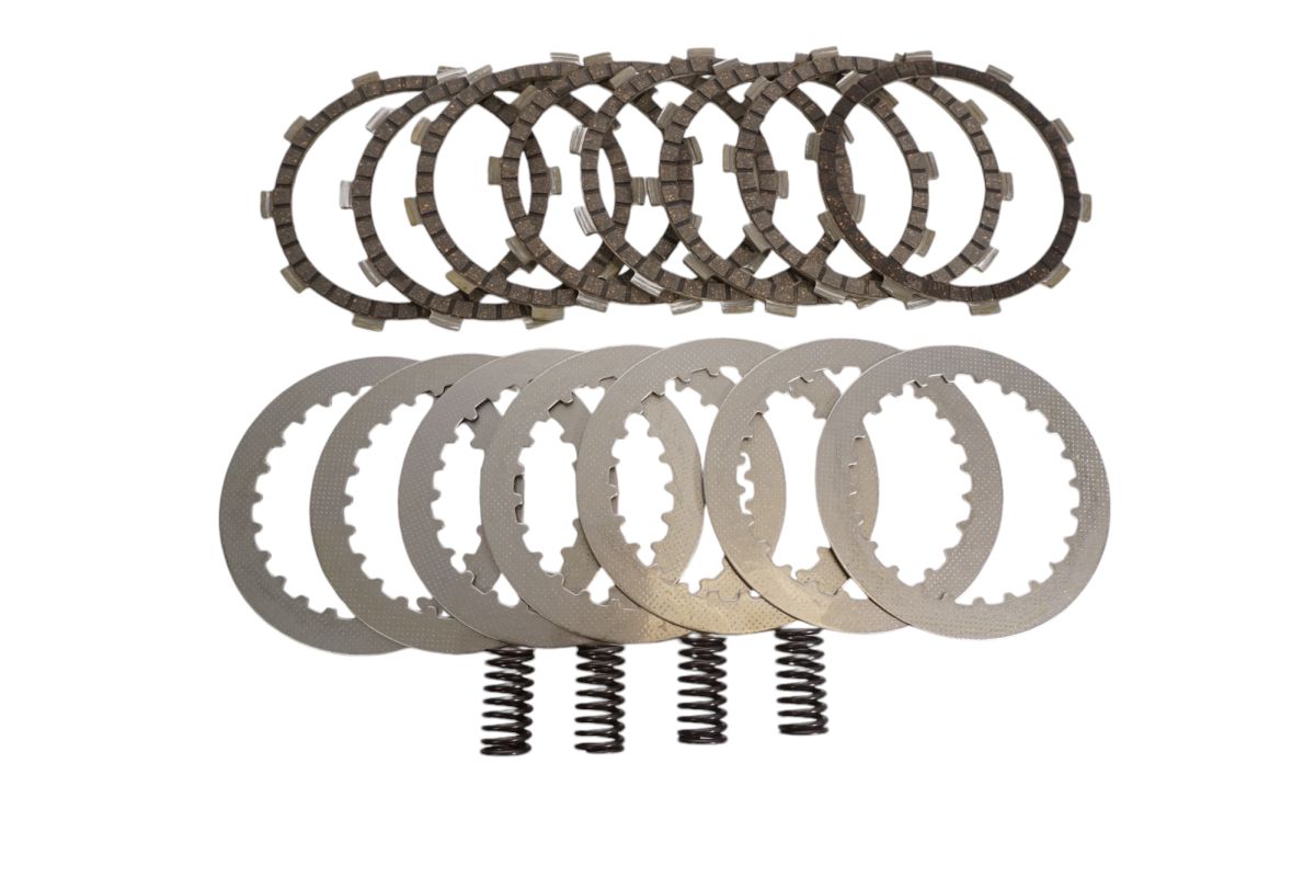 PSYCHIC spojkové kotouče, distanční podložky a pružiny (komplet) KAWASAKI KDX200/220 95-06