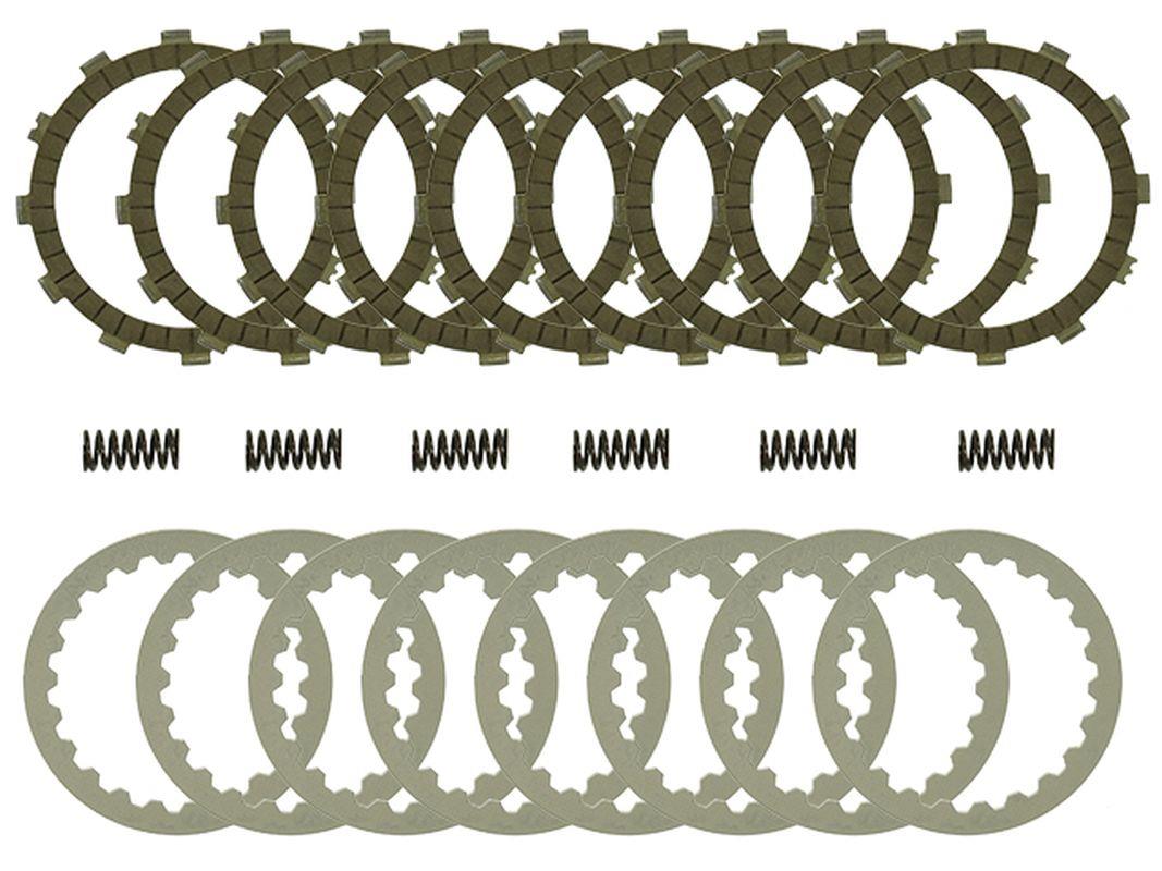 PSYCHIC spojkové kotouče, distanční podložky a pružiny závodní (komplet) KTM EGS 250 94-99, EXC 250 94-05, MXC 250 98-99, SX 250 94-12, XC/XC-W