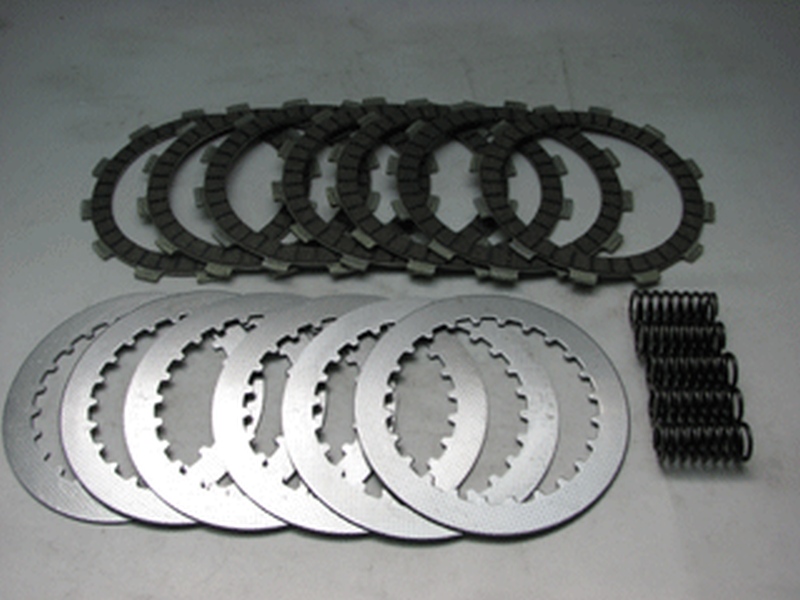 PSYCHIC spojkové kotouče, distanční podložky a pružiny (komplet) KTM SX 125 98-14, EXC 125 98-05 (EBS5611) (EBS024) (PSYCHIC spojkové kotouče,)