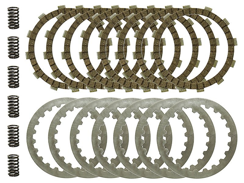 PSYCHIC clutch plates, spacers and springs (complete kit) KTM 400 LC4 98-01, 620 DUKE, ADVENTURE 97, 620 LC4 97-98 (EBS5631) (EBS129)