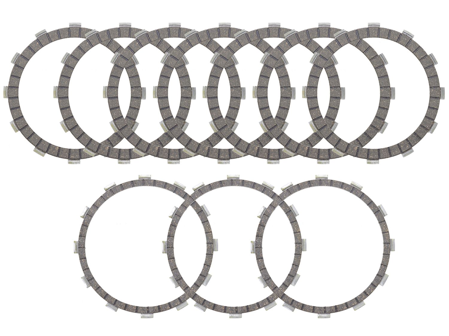 PSYCHIC clutch friction plates KTM 1050 ADVENTURE '15-'16, 1090 ADVENTURE '17-'19, 1190 ADVENTURE '13-'16, 1290 ADVENTURE '17-'23 (EBS5683)