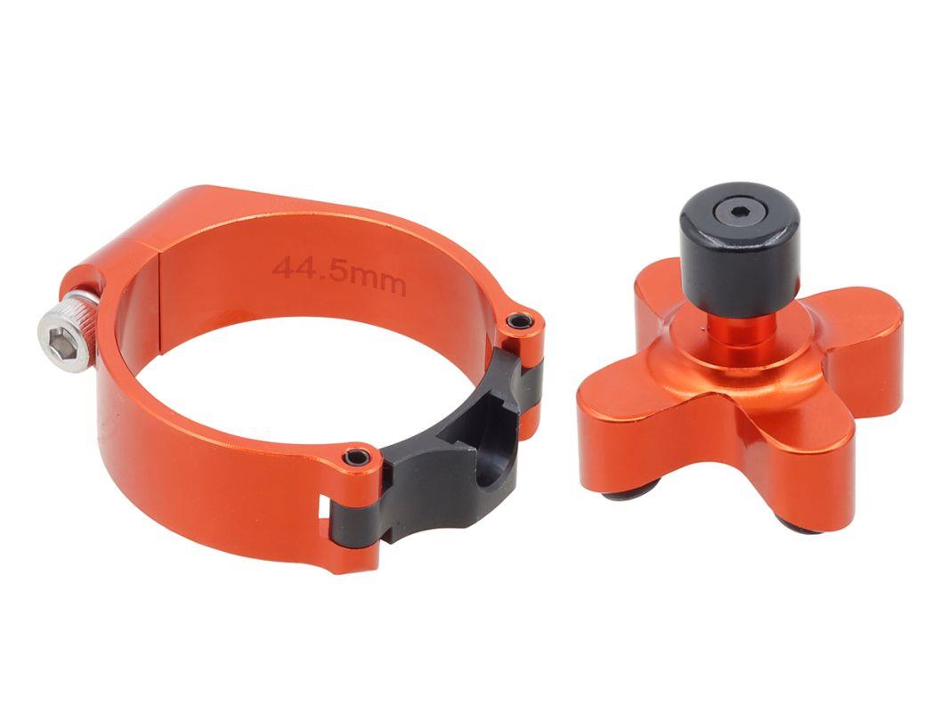 PSYCHIC zámek tlumičů do start (LAUNCH CONTROL) KTM SX 65 21-23, HUSQVARNA TC 65 21-23, GAS GAS MC 65 21-23 barva oranžová (PSYCHIC zámek tlumičů do)