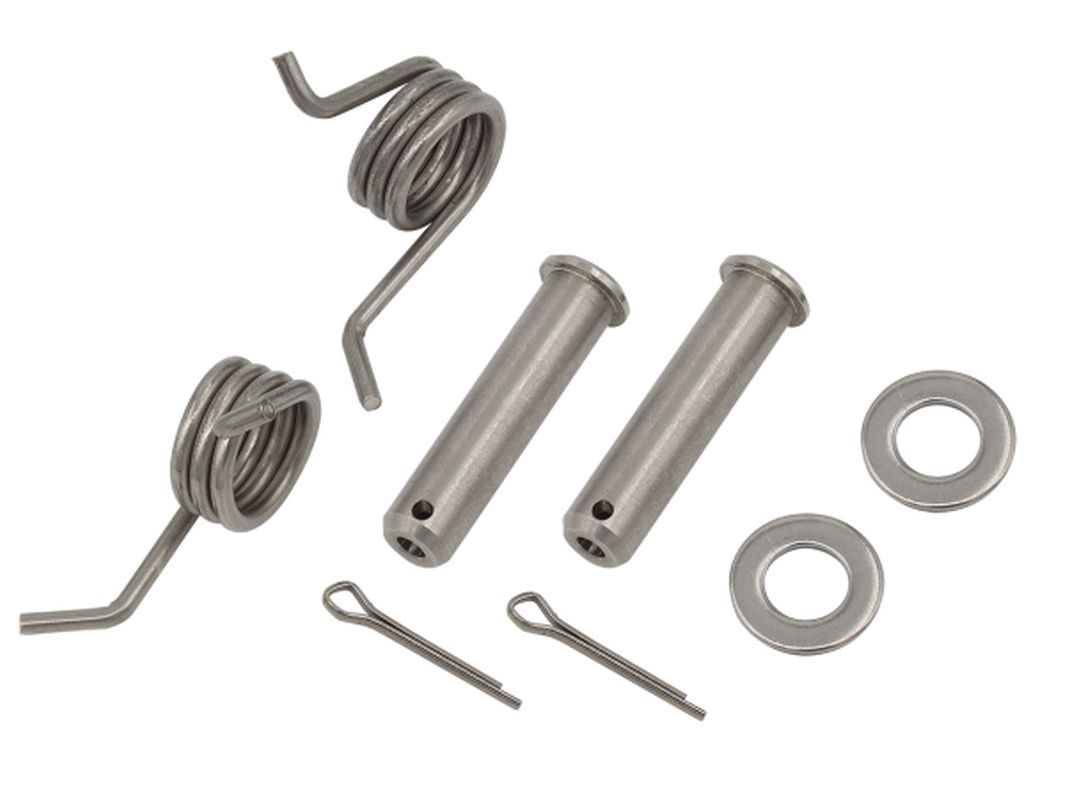 Set assembly footrests (clamps, springs, and security) PSYCHIC MX-04843