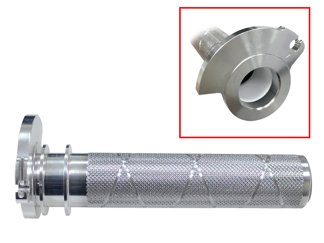 PSYCHIC plynová rukojeť hliníkový s ložiskem HONDA CR 125/250 89-07, CR 500 90-00, KTM SX/EXC 2T, HUSQVARNA CR/WR 125/250 00-12, HUSABERG (PSYCHIC)