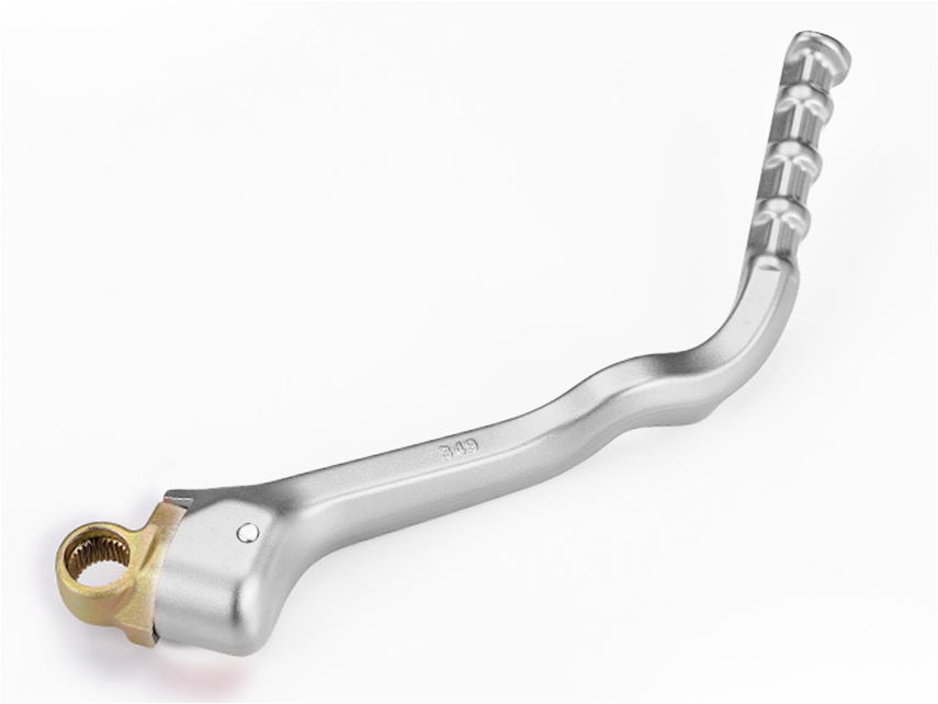 PSYCHIC startovací páka KTM SX/EXC 250/300 11-16, SXF 250/350/450/530 06-12, EXC 300 11-16, EXCF 350 12-16, EXC 450/500/525 12-16, HUSQVARNA TE 250/300 14-16, TC 250 16 hliníková (77133070144) barva stříbrná