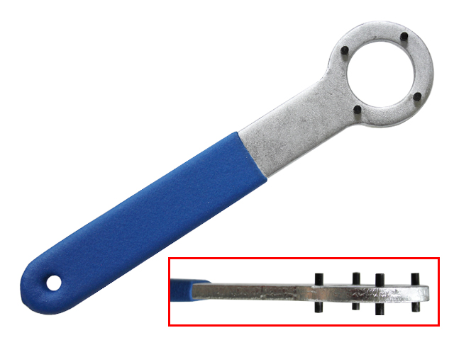 Levně WRENCH HEAD nástroj klíč do horníCH matic tlumičů KTM 48mm WP (00-7827) (čtyři kolíky) (WRENCH HEAD nástroj klíč do horníCH matic tlumičů KTM 48mm WP)