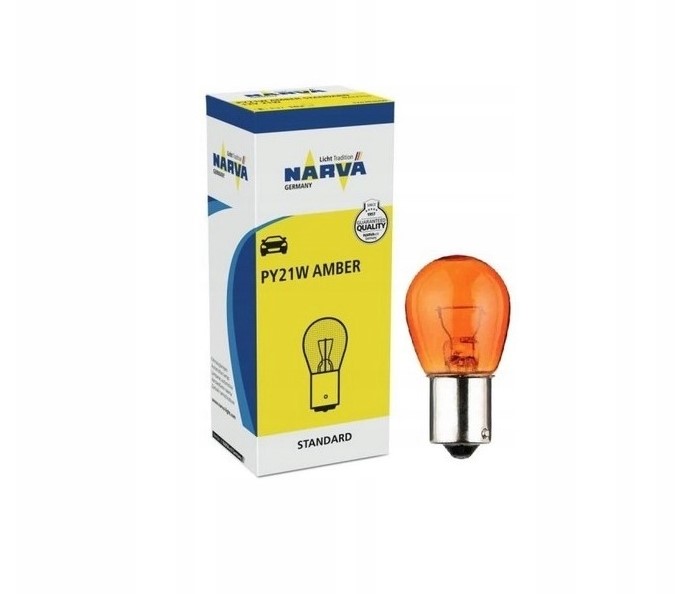 Levně NARVA žárovka 21W 12V BAU15S PY21W (ORANGE) - oranžová směrovka/blinkr 1 kus (NARVA žárovka 21W 12V BAU15S PY21W (ORANGE) - oranžová směrovka/blinkr)