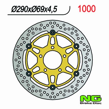 NG přední brzdový kotouč SUZUKI GSF 650 05-07 / SV 650 03-15 C 1800 INTRUDER 08-11 (290X69X4,5)
