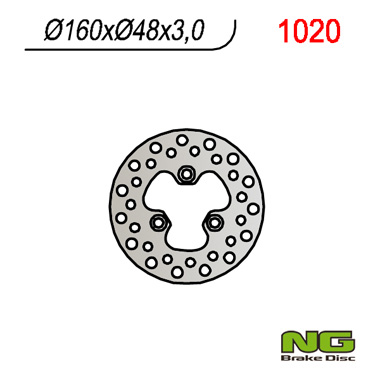 Brake disc NG brakes NG1020