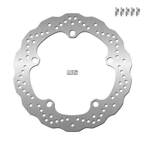 NG přední brzdový kotouč BMW R 850GS 99-07/1100GS 94-01/1150/1200GS 04-18, F750 GS 18-20, F850 GS 19-20 (305X181X4,8mm) (5X14,0mm) WAVE