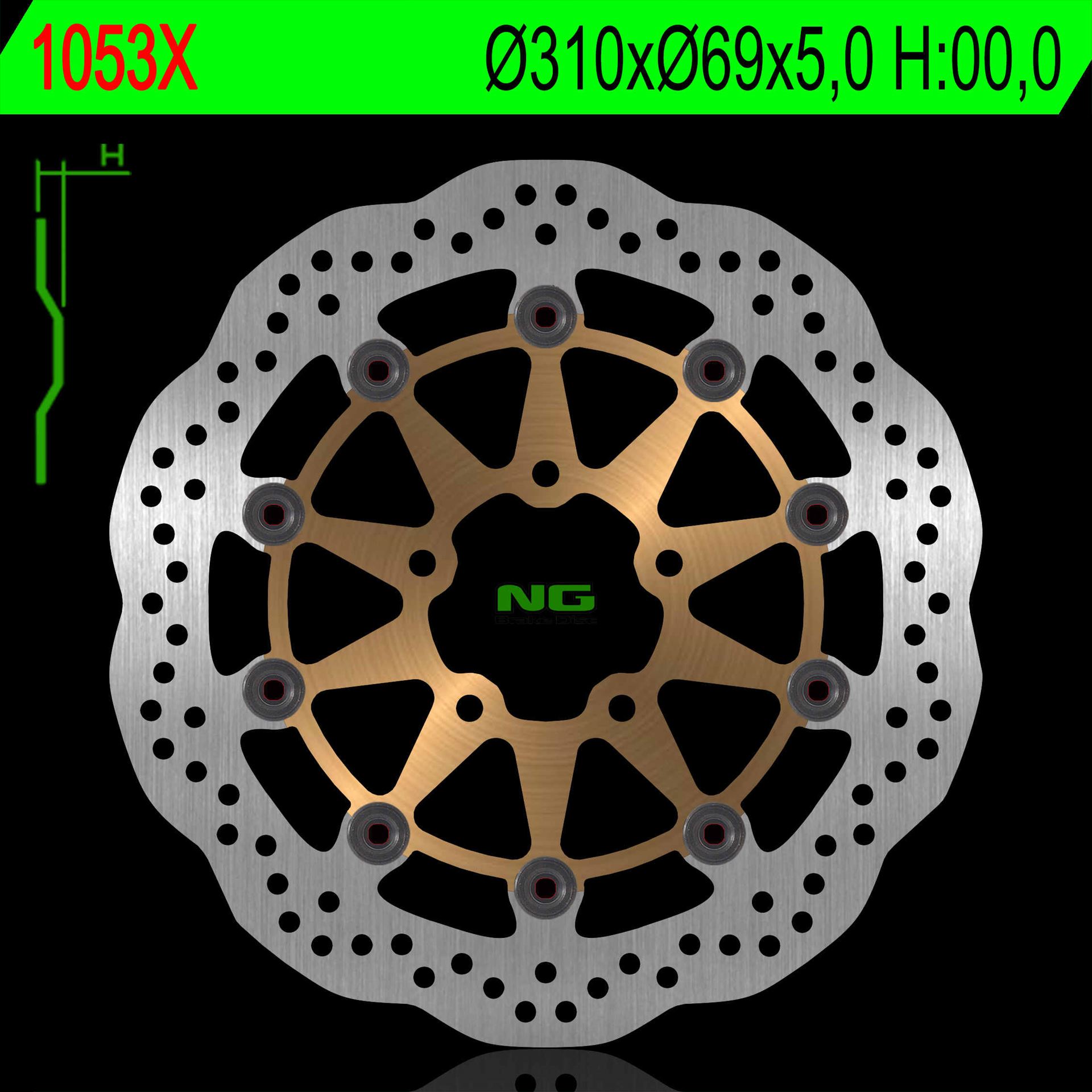 Brake disc NG brakes NG1053X