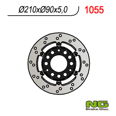 Brake disc NG brakes NG1055