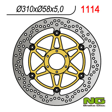 Brake disc NG brakes NG1114
