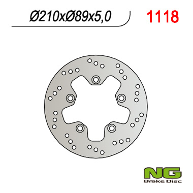 Brake disc rearNG NG1118