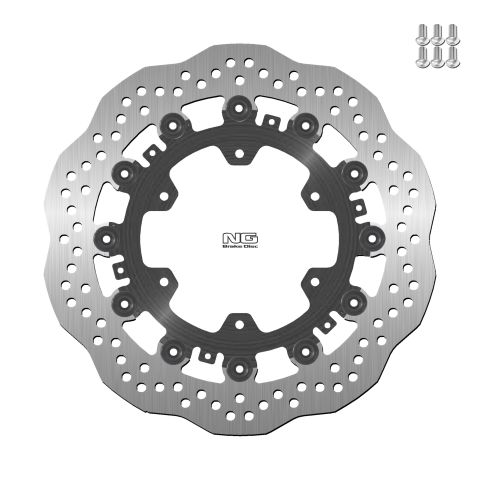 NG přední brzdový kotouč BMW K1100LT/RS 89-00, R1100GS/R 93-94, R1100R/RT/RS 92-01 (305X118X5mm) (6X9,0mm) WAVE plovoucí