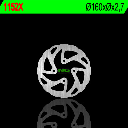 NG brzdový kotouč zadní BETA 125/200/250/290/300 TRIAL (160X-X2,5) WAVE