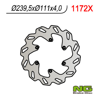 Brake disc NG brakes NG1172X