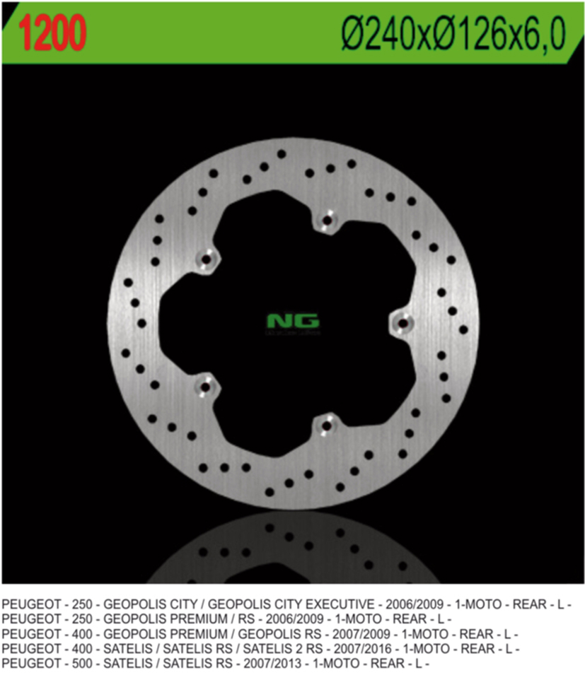 Brake disc NG brakes NG1200